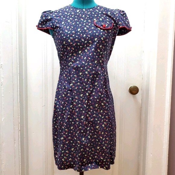 Modcloth Dresses & Skirts - Trollied Dolly Flying With Florals Dress - NWOT